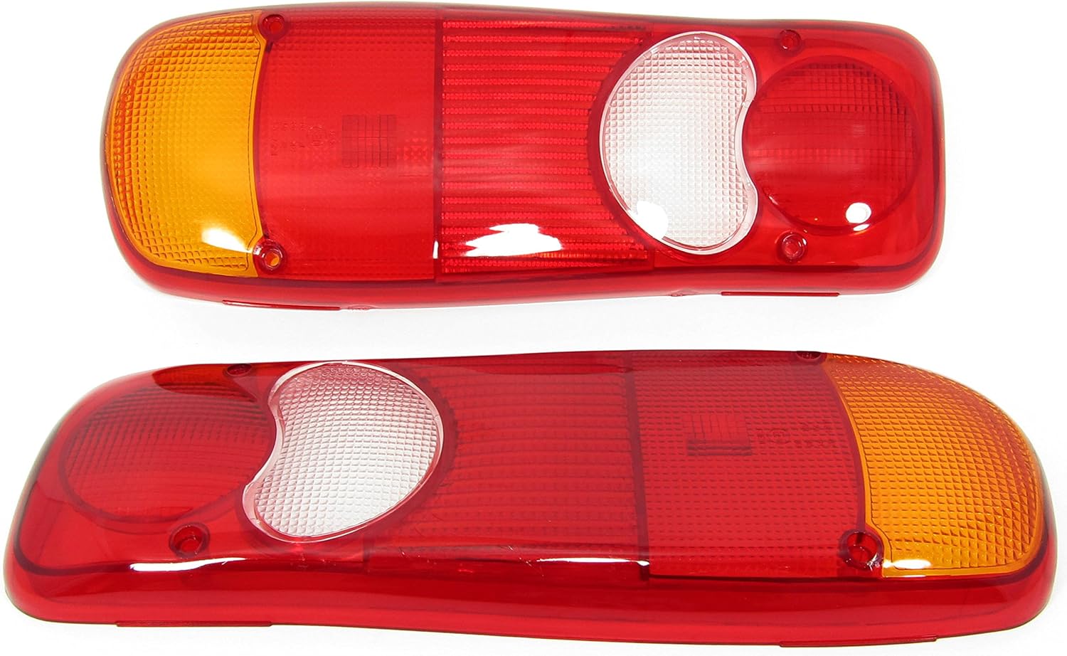 Easy Link 2x Feux Arrière En Verre Compatible avec Renault Master Premium Peugeot Boxer Citroen Jumoer Fiat Ducato Mitsubishi Mascott VW Transporter T5 T6 Nissan Cabstar Mercedes Sprinter DAF LF