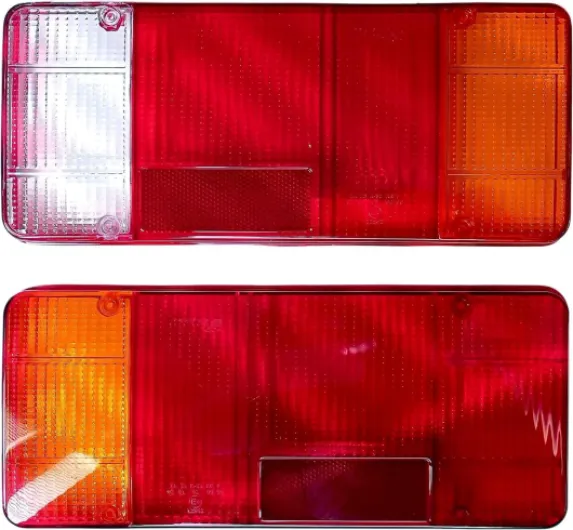 Generic 2 x Cabochon de feux arrière pour Renault Master,VW T-5,Iveco Daily Eurocargo I,II,III,Citroen C25 Jumper Jumpy,Fiat Ducato,Peugeot Boxer Pritsche LKW Anhänger E-MARK