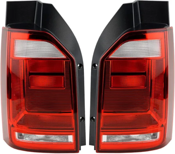 INLY Feu arrière, feu arrière, feu stop, gauche et droit, compatible avec Volkswagen Transporter 7E0945096K 7E0945096R 7E0945096AA 7E0945096AD 7E0945095K 7E0945095AA 7E0945095AD