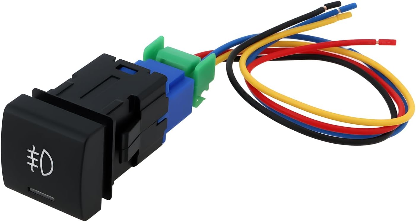 Interrupteur de feu de brouillard arrière compatible avec Toyota Corolla Rav4 12 V