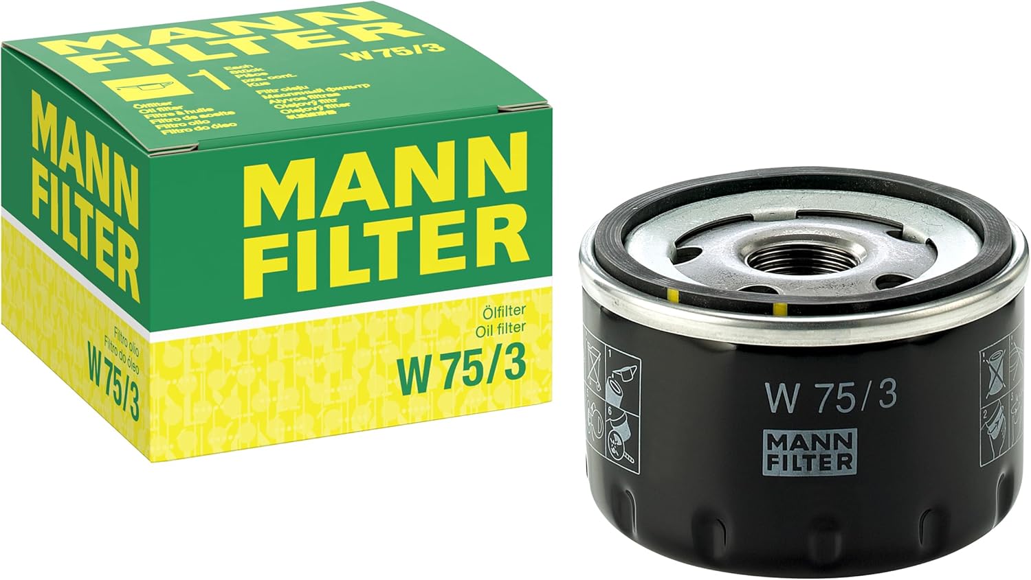 MANN-FILTER W 75/3 Filtre à huile - pour Véhicule de tourisme + utilitaires