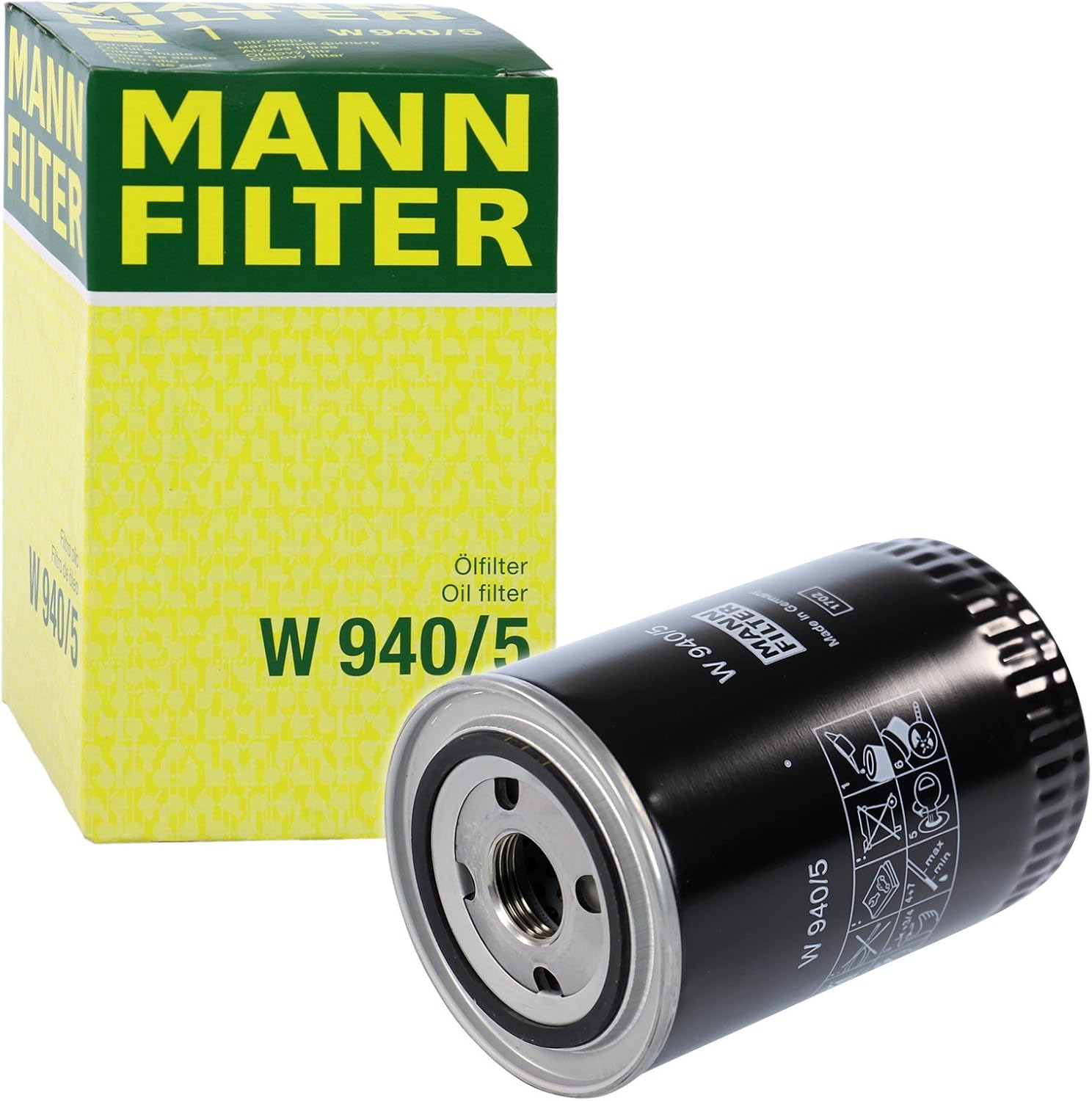 MANN-FILTER W 940/5 Filtre à huile - pour Applications non routières Forfait individuel Filtres à visser