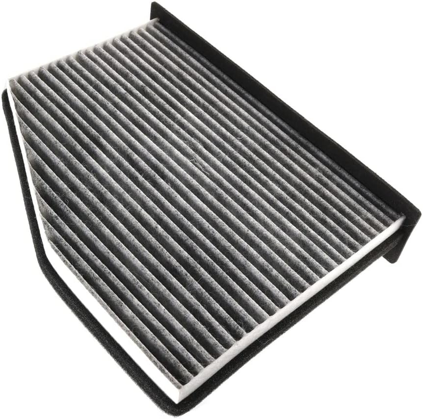 Filtre à air d'habitacle, compatible avec Audi A3 2004-2014, Volkswagen Jetta 2005-2018, Volkswagen Tiguan 2009-2017, remplace 1K1 819 653, CUK2939, ALC-6316
