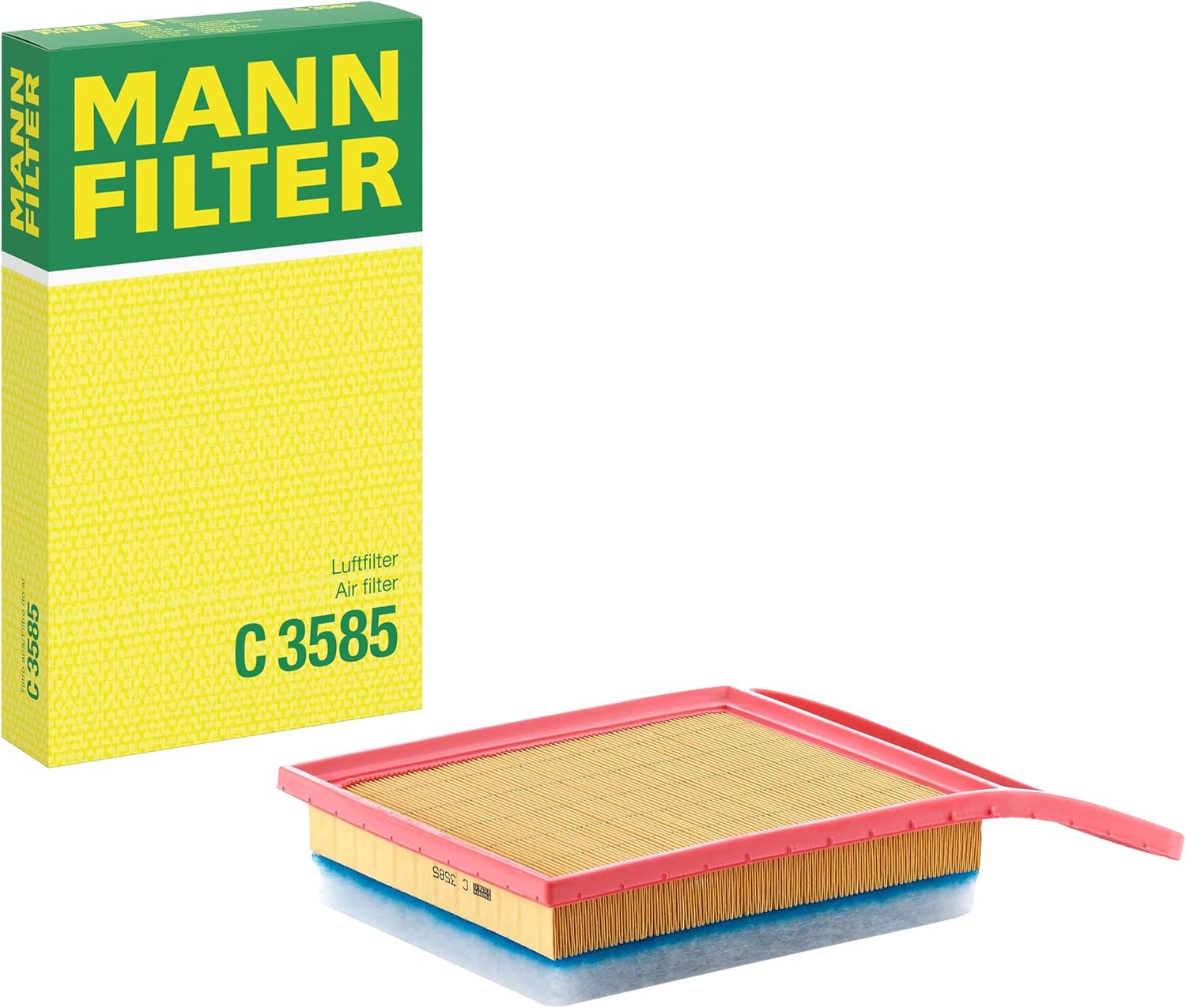 MANN-FILTER C 3585 Filtre à air - pour Véhicule de tourisme + utilitaires plat
