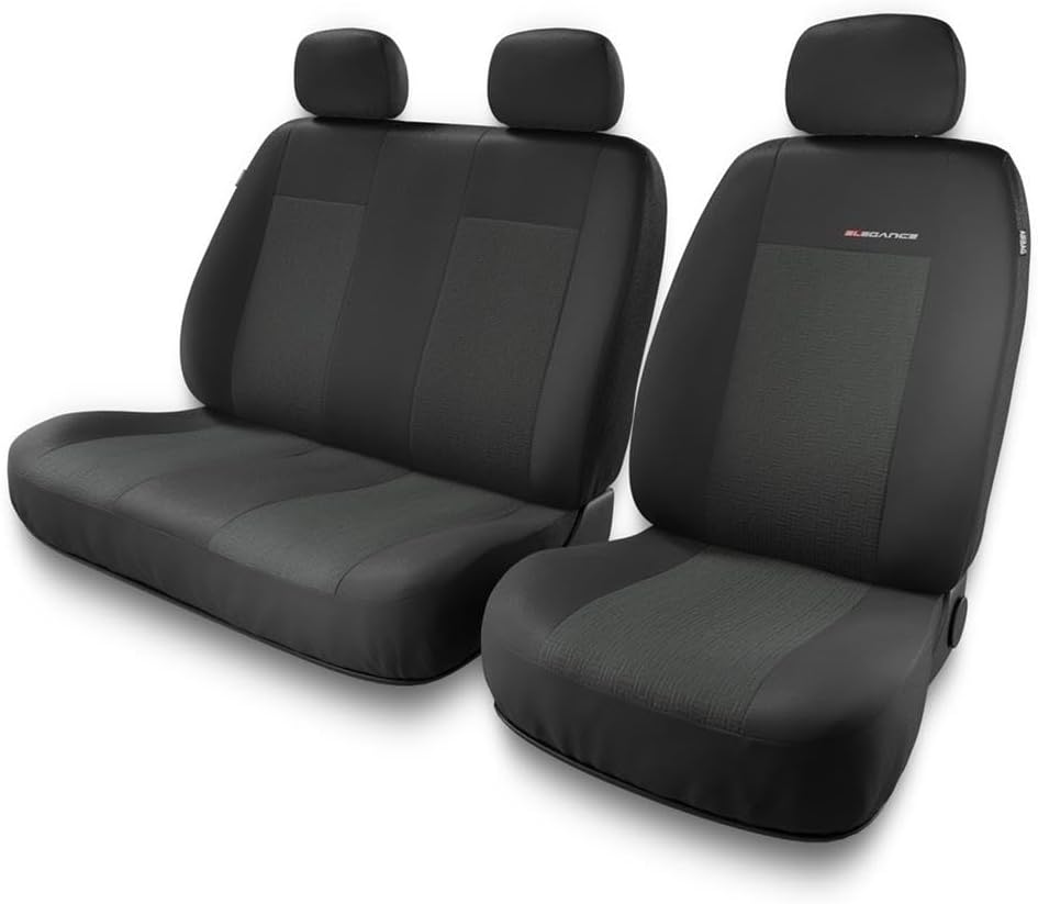 Housses de siège adaptées pour Mercedes-Benz Vito W638, W639, W447 (1996- ) - Housse Siege Voiture universelles - Couverture Siege - BE-1 Gris BE-1