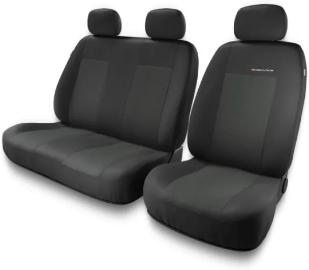 Housses de siège adaptées pour Mercedes-Benz Vito W638, W639, W447 (1996- ) - Housse Siege Voiture universelles - Couverture Siege - BE-1 Gris BE-1