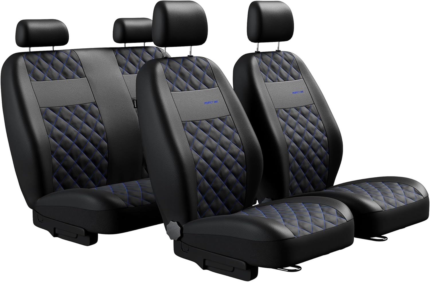 Housse Siege Voiture Universelle pour Toyota Prius, Protection de siège de Voiture avec système de Coussins gonflables Actifs, idéale pour Les conducteurs, matériau à Trois Couches Bleu Prius