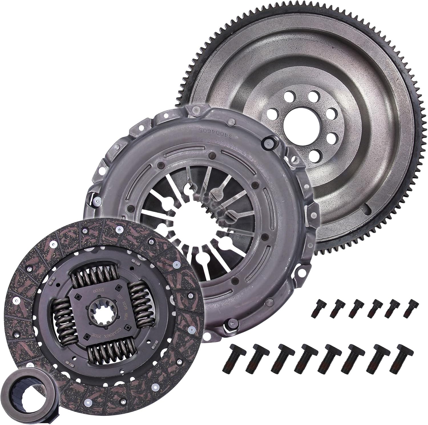 BESTPRICE Kit d'embrayage Embrayage Compatible avec BMW 3 (E46) (E36),5 (E39),5 Touring (E39),7 (E38),Z3 Coupe (E36),Z3 Roadster (E36)