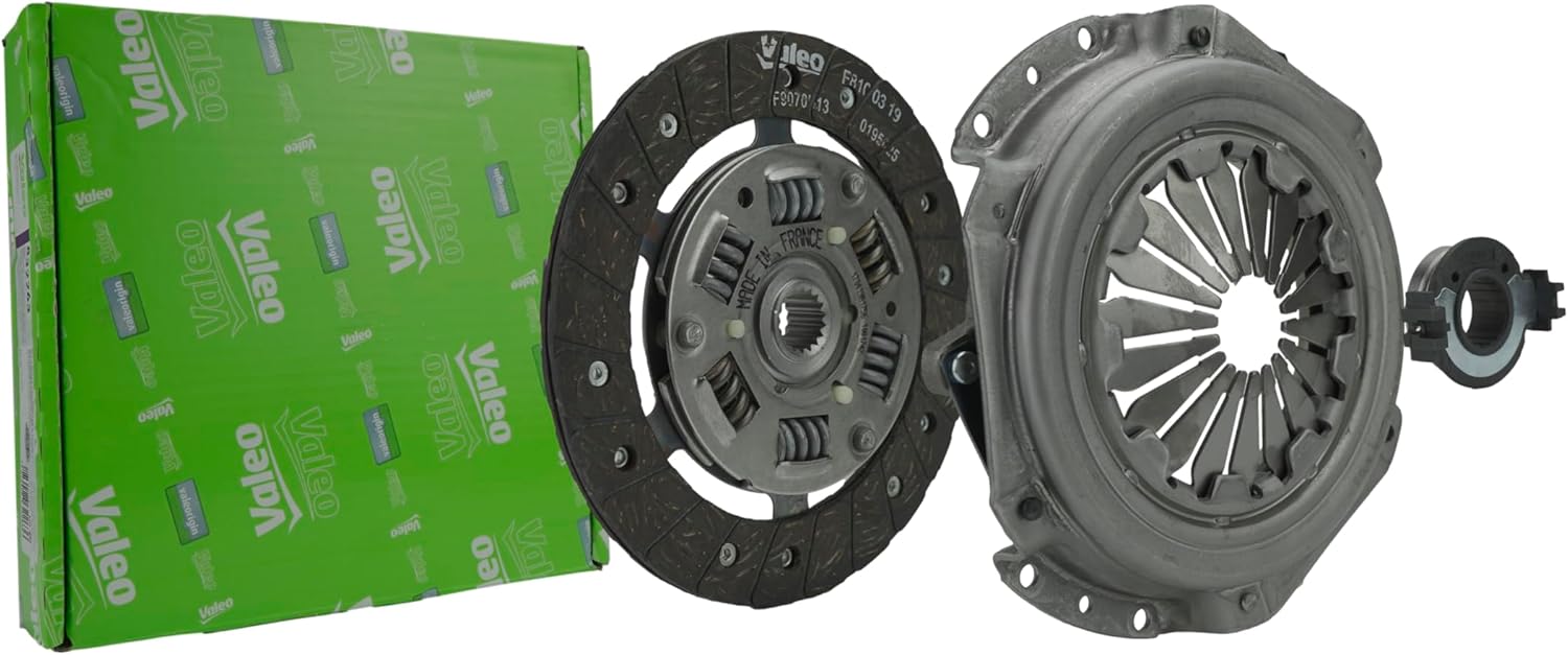 Kit d'embrayage 3 pièces Valeo 821340 Pour Citroen AX (91>98), Saxo, Xsara, Zx Peugeot 106 (96>2003), 206+,205,206,306(97>2002)