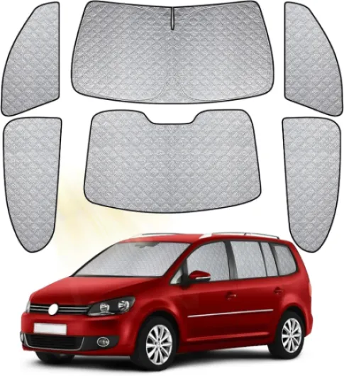 Pare-Brise Avant de Voiture avec Remplacement pour BMW 3 Series 2020-2025 (G20), 6PCS Luxury Pare-Soleil Technology Heat Mat, Feuille d'Aluminium Visière Pliante Pare-Brise Épais for 3 Series-6PCS