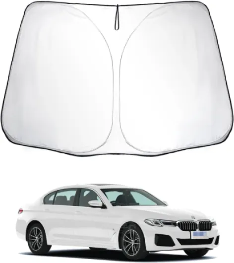 Pare-Soleil Compatible avec BMW Série 5 G30 G31 F10 F11 2011-2024 Pare Soleils pour Pare-Brise Avant Auto Pliable avec Protection UV Pour Série 5 G30 G31 F10 F11