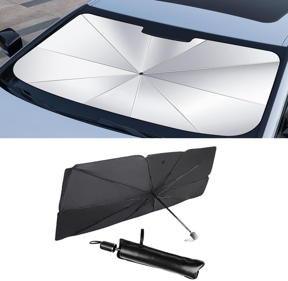 Parapluie Pare Soleil Pare-Brise Voiture pour Citroen C1 C2 C3 C4 C5 C5X C6 C8 DS3 DS4 DS5 Pliable UV Isolation Pare Brise Avant Intérieur Pare Soleil Soiture