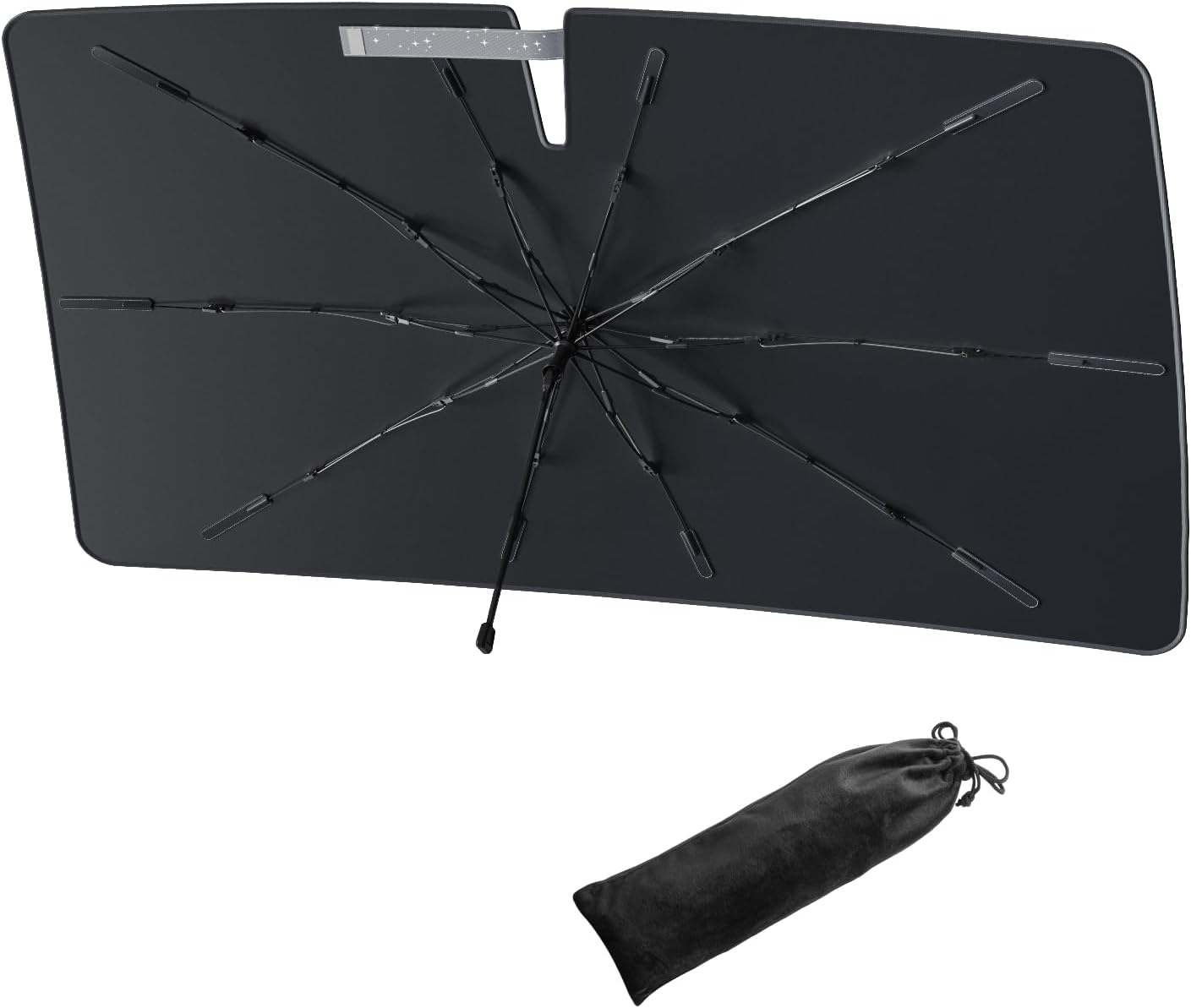 Pare-Soleil Pliable pour Renault Captur 2013-2025, Parasol de Voiture pour Pare-Brise Avant pour Renault Captur RS Line, Bloque la Chaleur Protection Contre Les Rayons UV Renault Captur Pare-Soleil Argent