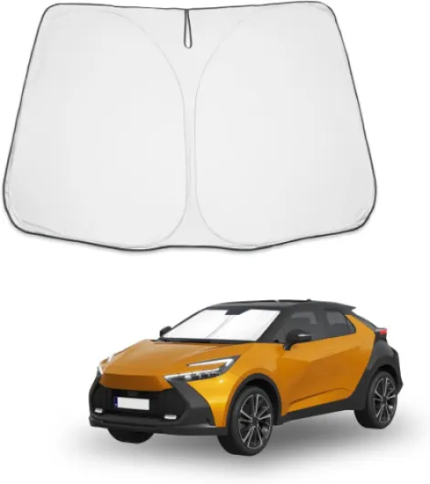BIBIBO Pare-Soleil Auto Pare-Brise Compatible avec Ford Puma MK2, Compatible avec Toyota CHR 2016-2025, Pare-Soleil de Voiture pour Pare-Brise Avant Toyota CHR C-HR