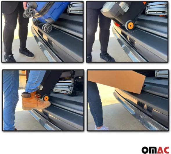 Protection Seuil De Coffre Pour Citroën Jumpy II (2012-2015) - Anti-rayures, Facile à Coller - Pièce Détachée Auto