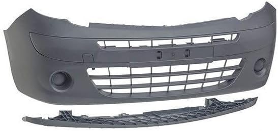 Pare-choc avant noir complet compatible avec Renault Kangoo 2 phase 1 2008-2013