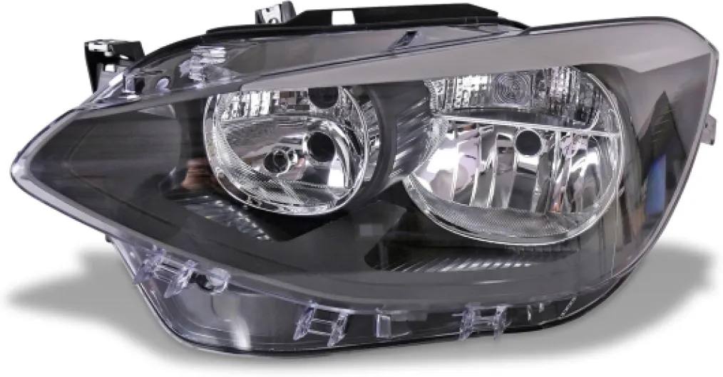 BESTPRICE 1x phare avant phare principal gauche H7/H7 avec servomoteur Compatible avec BMW Série 1 (F20), 1 (F21)