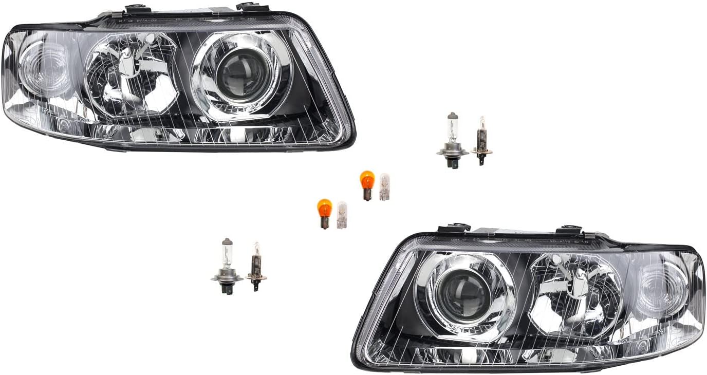Johns, Compatible avec phares Audi A3 (8L) de 09/00 à 05/03 + phare - Kit gauche, droite