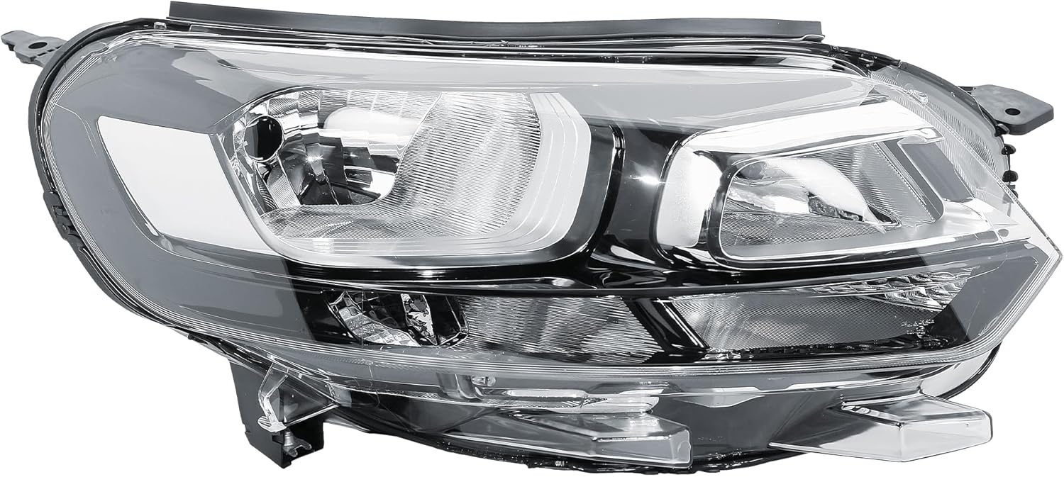 LONGLING Phare droit côté passager, phare avant avec moteur, pour Citroën Jumpy, Opel Vivaro, Fiat Scudo 2016-2024