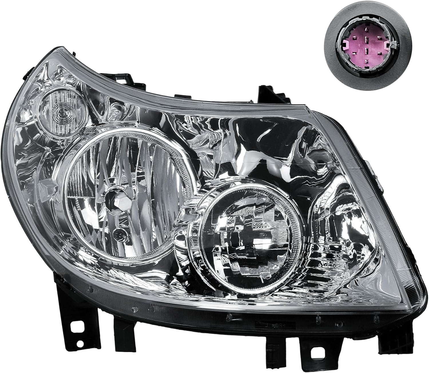 LONGLING Phare droit (côté passager), phare avant avec moteur, pour Fiat Ducato, Citroën Jumper, Peugeot Boxer 2011-2014