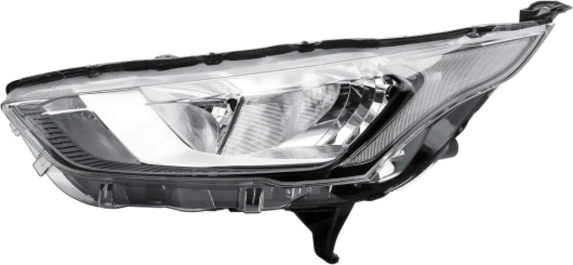 Phare gauche côté conducteur, projecteur avant noir avec moteur, pour Ford Transit Tourneo Connect V408 2017-2023