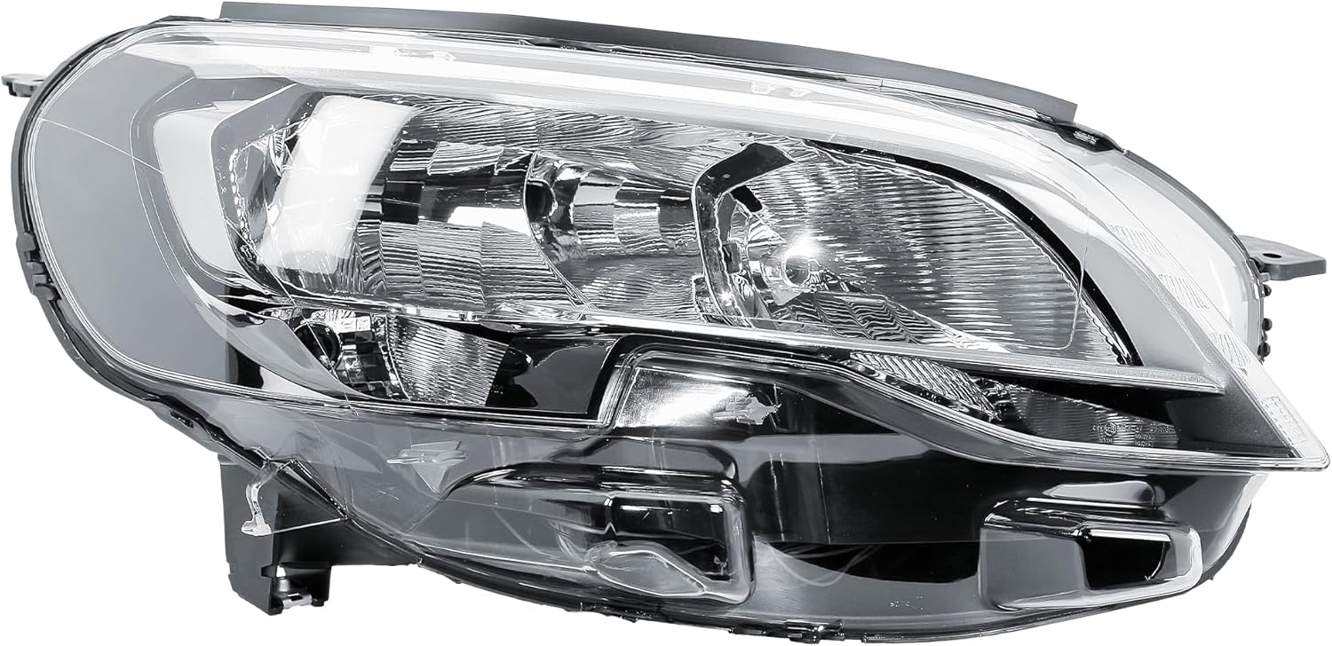 LONGLING Phare droit côté passager, projecteur avant avec moteur, pour Peugeot Expert IV 2016-2024