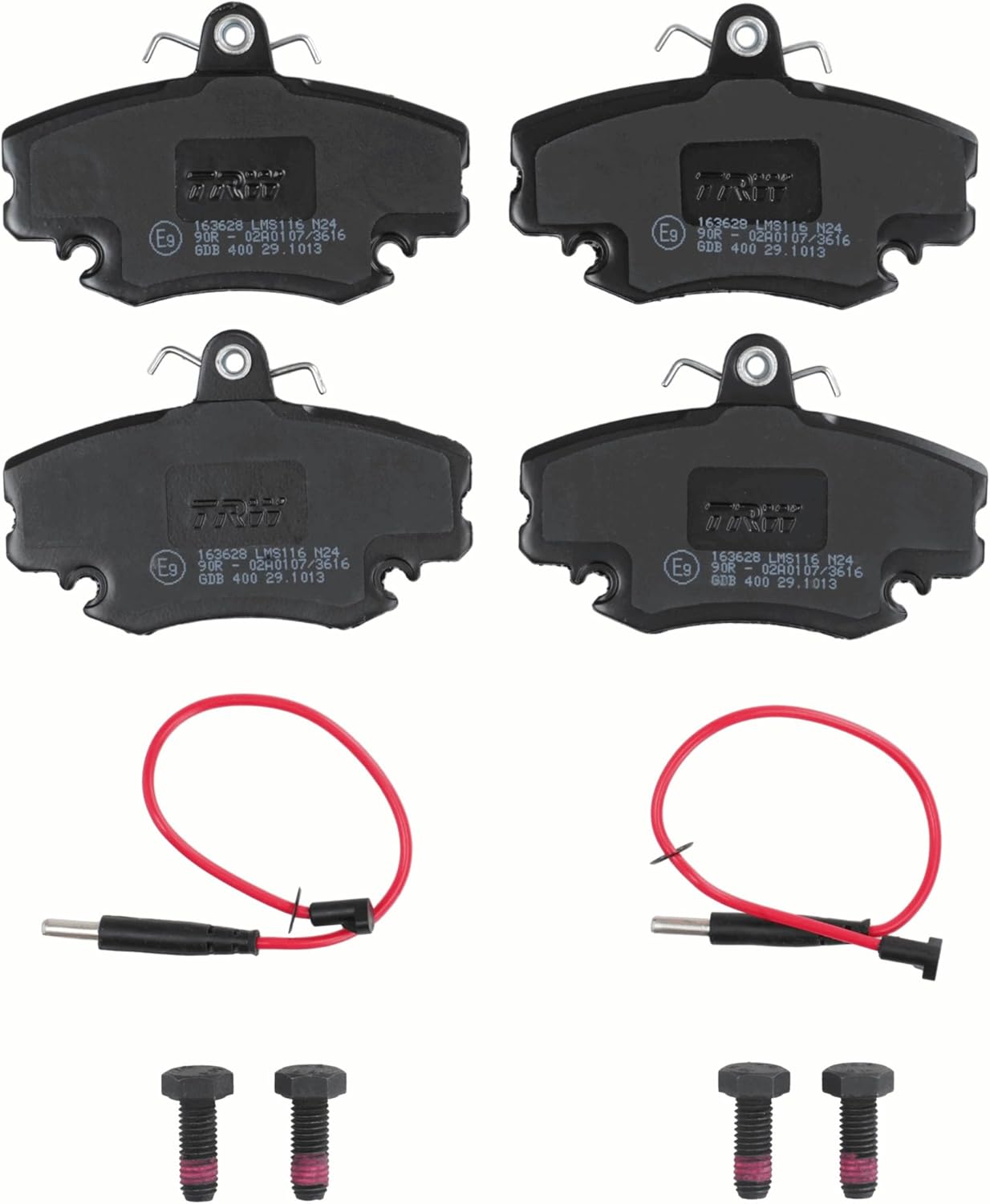 GDB400 Plaquettes de Frein Kit de 4 pour Renault Clio Mio II (BB , CB ) 1998-2016 Essieu Avant et Autres Véhicules