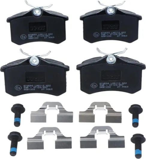 GDB1330 Plaquettes de Frein Kit de 4 pour Renault Clio IV (BH ) 2012-2021 Essieu Arrière et Autres Véhicules