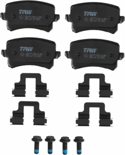 GDB1763 Plaquettes de Frein Kit de 4 pour Volkswagen Tiguan/Tiguan Limited (5N ) 2007-2018 Essieu Arrière et Autres Véhicules Simple