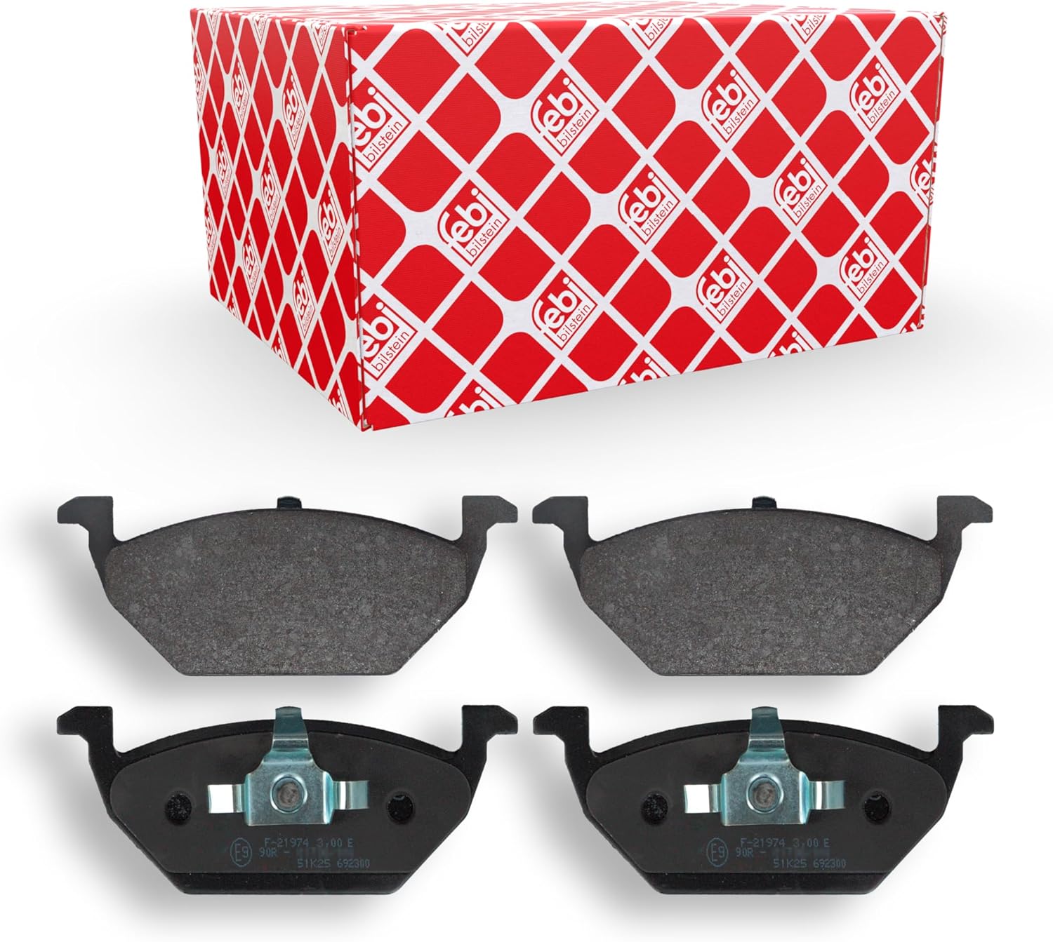 Febi bilstein 16328 Kit de plaquettes de frein, frein à disque Simple