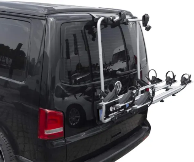 MENABO Shadow T5 Porte-vélos arrière de hayon pour Transporter-California-MULTIVAN, Gris