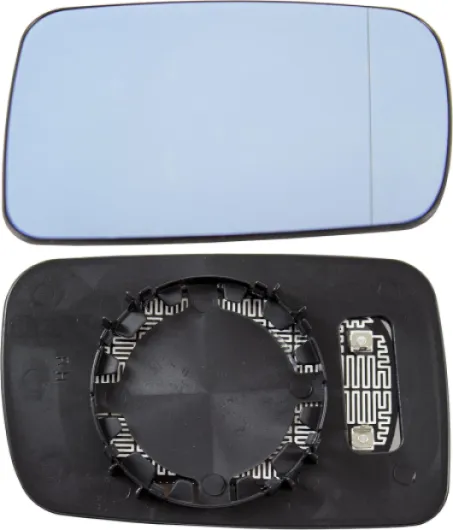 TarosTrade 57-0350-R-50642 Glace De Rétroviseur Chauffant Bleue Droit