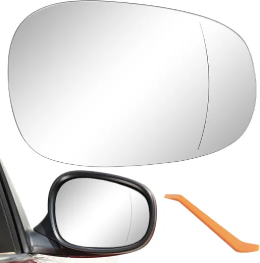 Rétroviseur Extérieur Voiture Compatible avec BMW 1ER 3ER E81 E90 E91 2009-2012 E88 Cabriolet 2012-2013 E92 Coupé E93 Cabriolet 2011-2013 Verre de Rétroviseur Pemplacement Asphérique (Droite)