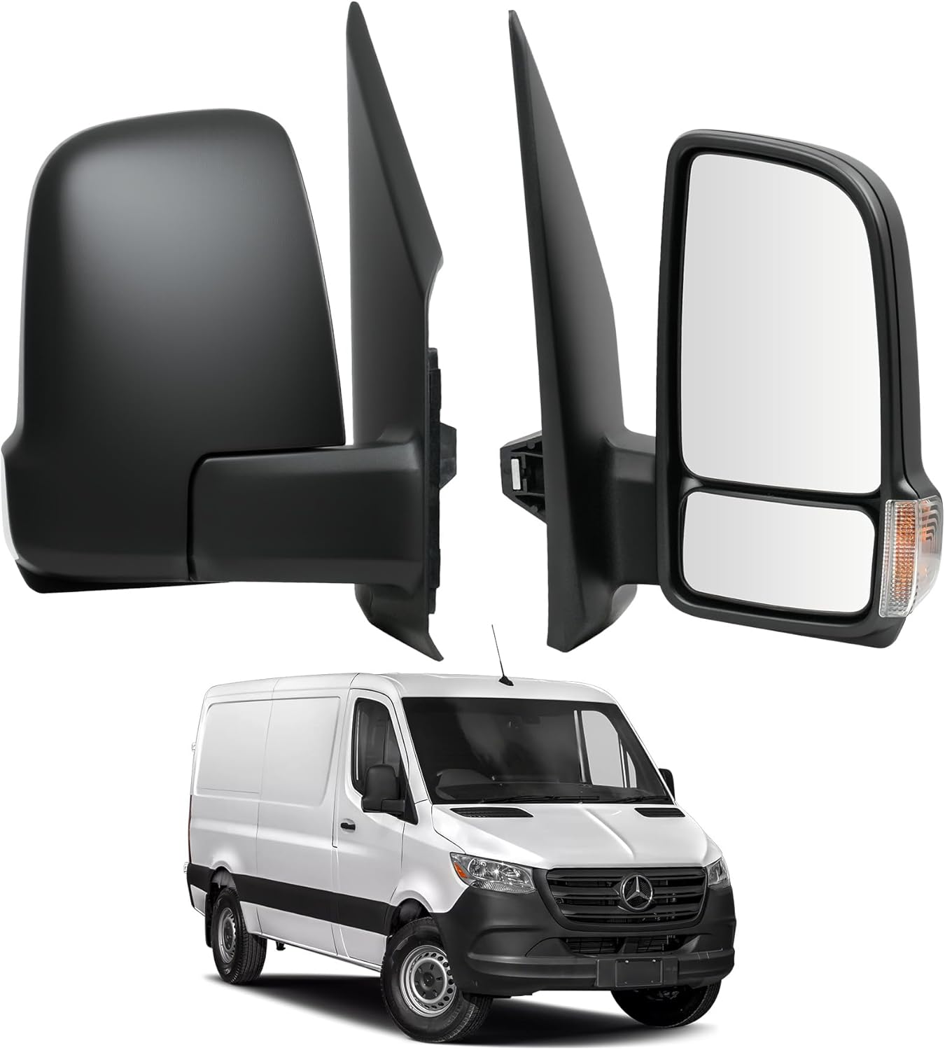 Rétroviseur côté Droit Mercedes Sprinter W907 910 2018 2019 2020 2021 2022 2023 Électrique Électrique-7 PINS Droit