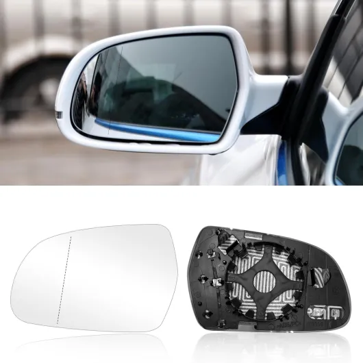 1PCS Verre Rétroviseur Gauche Compatible avec Audi A3 A4 A5 Vitre Retroviseur Chauffant A3 8P1/Cabriolet 8P7/Sportback 8PA,A4 8K2 B8/Avant 8K5 B8,A5 8T3/Cabriolet 8F7/Sportback 8TA-8K0857535F 1 PCS Gauche