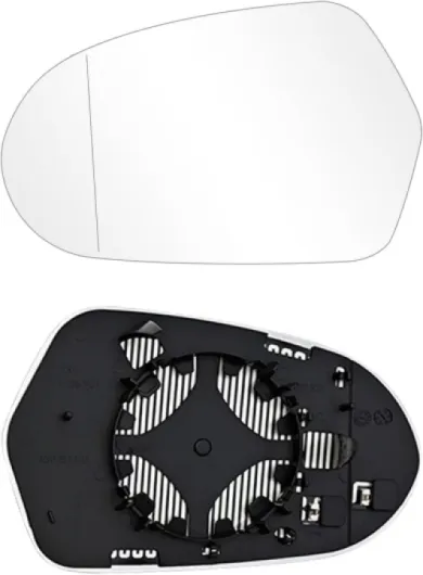 1PCS Verre Rétroviseur Gauche Compatible avec Audi A6 4G 2012 2013 2014 2015 2016 2017 2018 Vitre Retroviseur Chauffant A6 Allroad/Avant 4G Verre Miroir（4G0857535B）