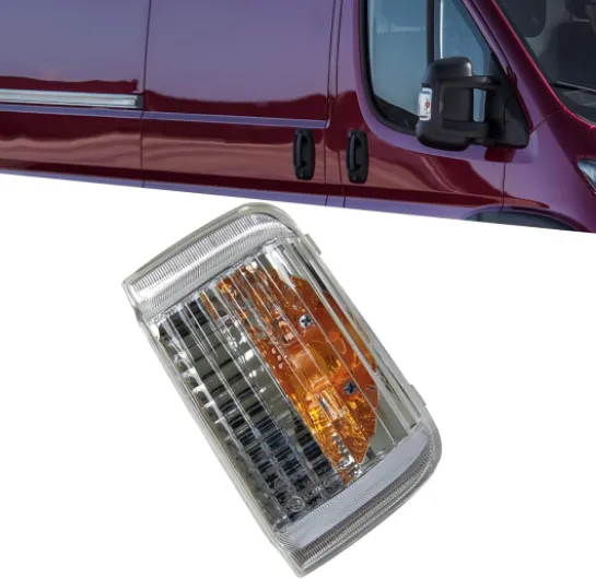 Clignotant de rétroviseur compatible avec Citroën Jumper Relay, Peugeot Boxer, Fiat Ducato 2006-2019 (droit)