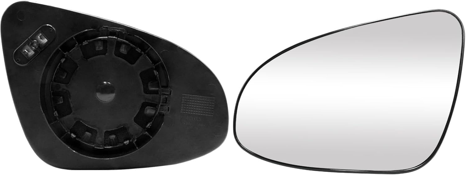 TTCR-II Compatible avec Verre Rétroviseur Toyota Yaris 2012 2013 2014 2015 2016 2017 2018, Côté Conducteur Verre Miroir Chauffant Remplacer, Miroir Rétroviseur Toyota Yaris Rechange - (Gauche) 12-19 Yaris III-Gauche