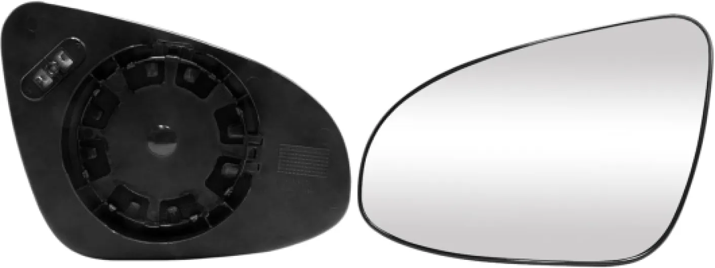 TTCR-II Compatible avec Verre Rétroviseur Toyota Yaris 2012 2013 2014 2015 2016 2017 2018, Côté Conducteur Verre Miroir Chauffant Remplacer, Miroir Rétroviseur Toyota Yaris Rechange - (Gauche) 12-19 Yaris III-Gauche