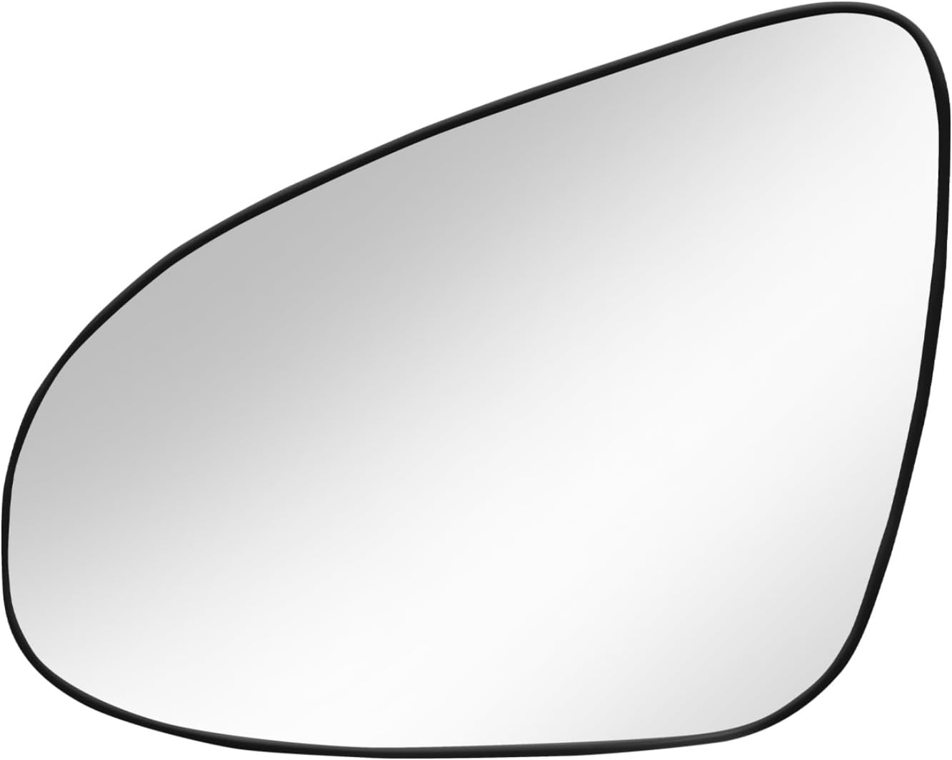 Mingke Verre de Rétroviseur Gauche Compatible avec Toyota YARIS (P13) 2012-2019,Glace Retroviseur Exterieur avec Chauffant et Plaque de Support Conducteur(12-19)