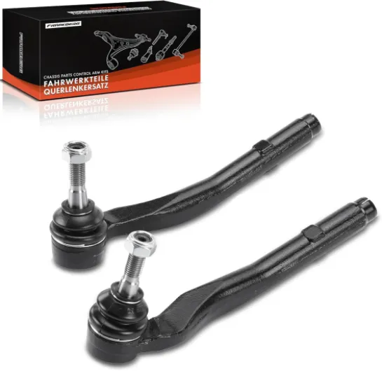 Lot de 2 rotules de direction avant compatibles avec les séries 5 E39 520 523 525 528 530 2.0L-3.0L 1995-2003 Série 5 Touring E39 520d 523 525 528 530 2.0L-3.0L 1996-2004 - Pièce de rechange