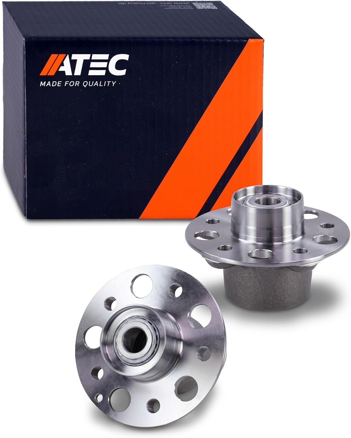 ATEC Germany 2x moyeu de roue avant Roulements de roue avec bague de capteur ABS Jeu de roulements de roue Compatible avec MERCEDES CLS (C219), Classe E (W211) (VF211) (S211), SL (R230)