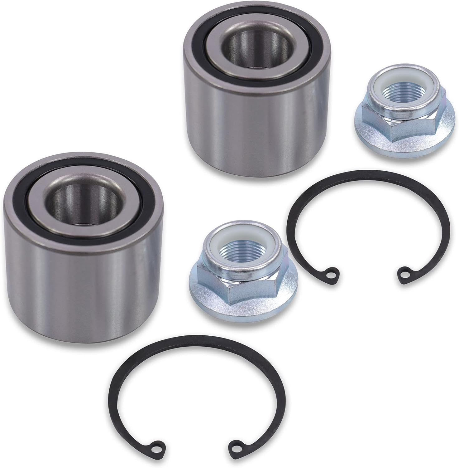 ATEC Germany 2x Roulement de roue arrière Jeu de roulement de roue, Compatible avec RENAULT KANGOO (KC0/1 ), KANGOO Express (FC0/1 ), LAGUNA I (B56 , 556 ), MEGANE I (BA0/1 ), RAPID (F40 , G40 )