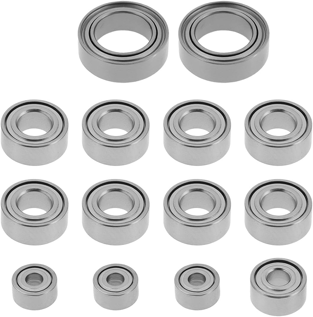 14 Roulements Scellés pour Véhicules Tout-terrain Compatible avec Losi Micro-B 1/24 (5X8X2,5Mm 3X6X2,5Mm 2X5X2,5Mm 1,5X4X2Mm)