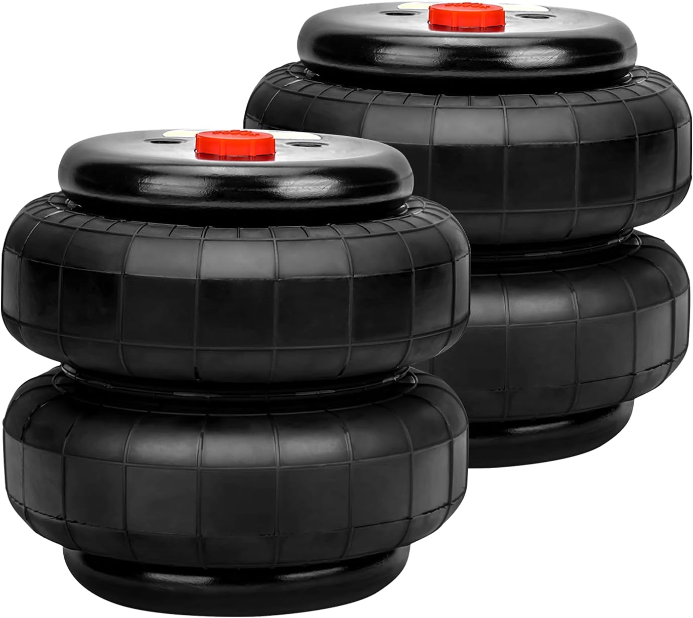 2x Suspension Pneumatique Standard de 2500 lb 1/2 "NPT suspension simple port pour Ford F150 / F250, pour GMC Sierra, pour Chevrolet pour Silverado, pour Dodge pour Ram 1500 2500 3500 2 pièces - Ford F250