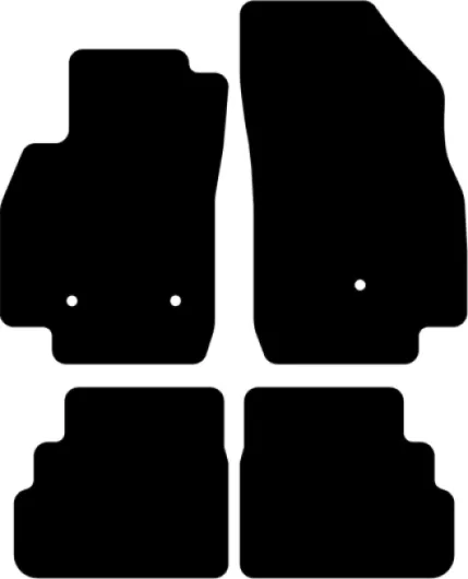 Tapis de Sol Compatible avec Opel Karl 2015-2019 - Qualité: Basic Karl 2015-2019 Basic