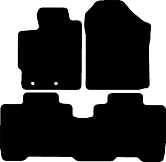 Tapis de Sol Compatible avec Toyota Verso-S 2010-2015 - Qualité: Comfort Verso-S 2010-2015 Comfort