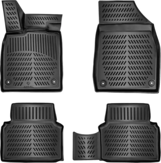 ELMASLINE Tapis 3D en caoutchouc pour Toyota C-HR Hybrid (2024-2026) - 2e Génération - Accessoire tapis de sol - Ne convient pas au Plug in Hybrid!!!