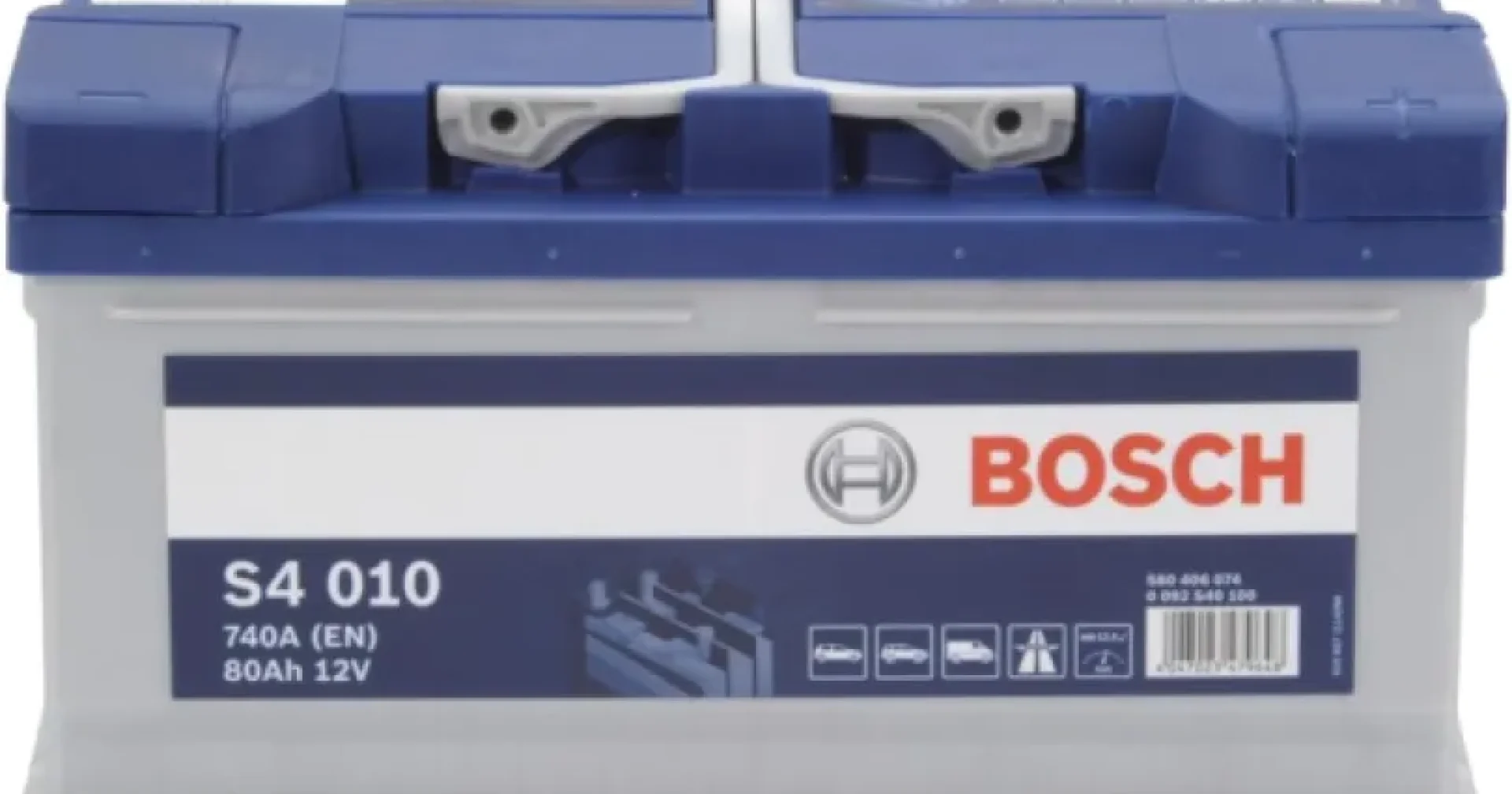 Batterie Voiture Bosch S4004 60Ah 540A – Sans Entretien – Idéale Sans Start/Stop – Garantie Easy Way