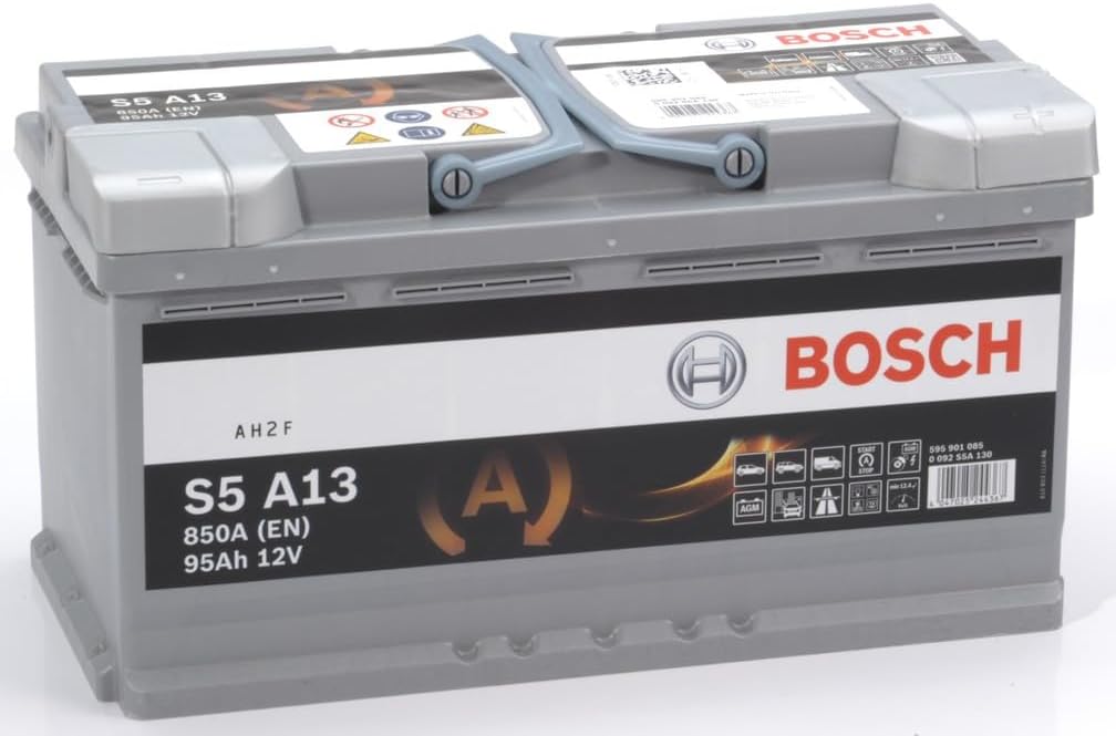S5A13 - Batterie Auto - 95A/h - 850A - Technologie AGM - adaptée aux Véhicules avec Start/Stop